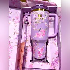 Stanley X LoveShackFancy 40OZ Quencher Happy Thoughts Authentic!!